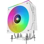 Mars Gaming Refrigeración CPU A-RGB MCPU-LCD Blanco 120mm ARGB 6 Heatpipes TDP 300W Intel AMD
